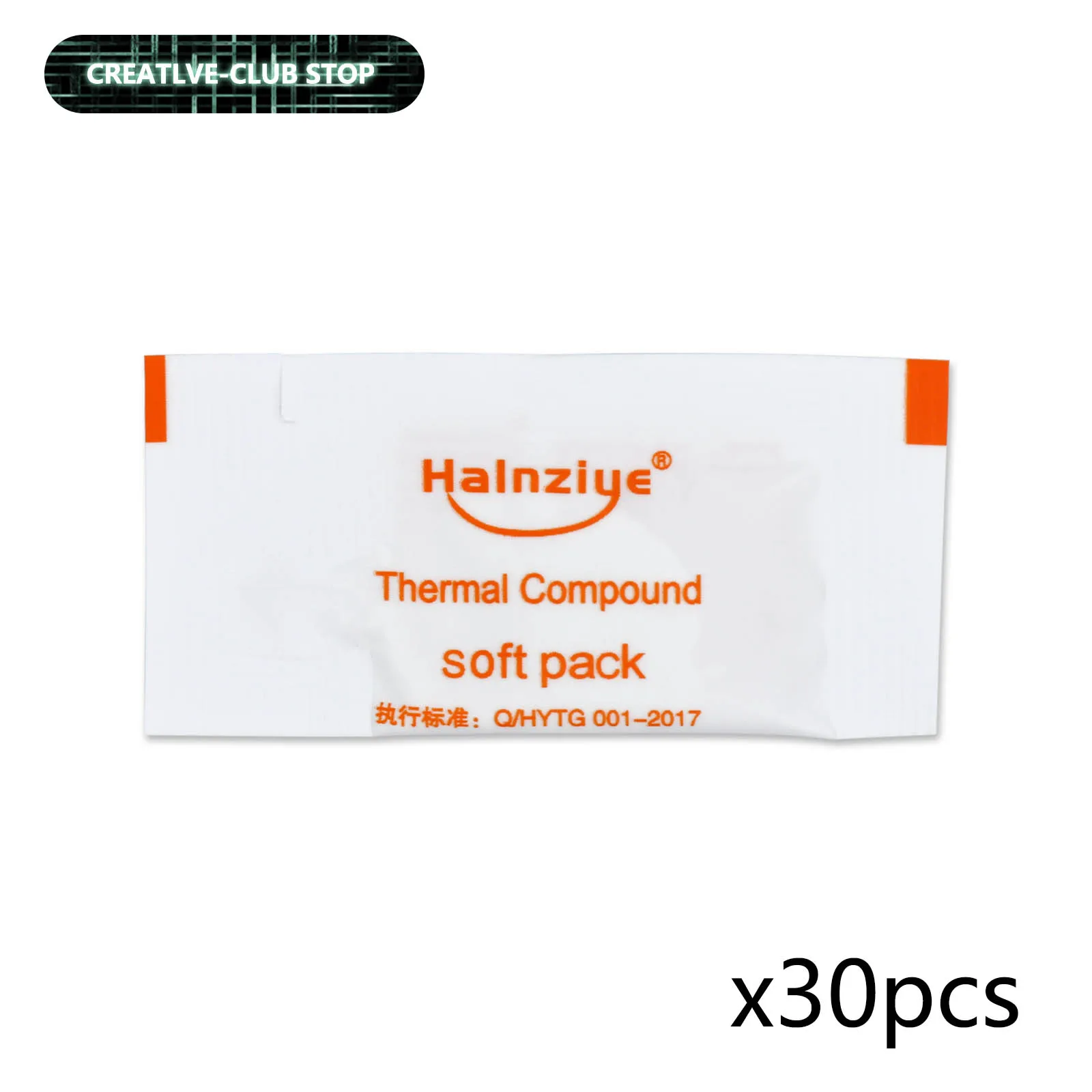 

30pcs HY410 Thermal Conductive 1.42W/m-K Grease Paste Silicone Plaster Heat Sink Compound High Performance Gray Net Weight 0.5g