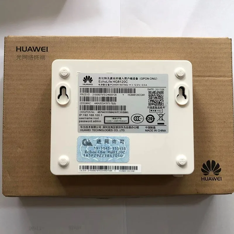 It is suitable for Huawei HG8120C FTTH GPON/Epon/Xpon Ont Optical Modem 1GE +1FE+1poth UN Fiber Optic Equipment Networkequipmt