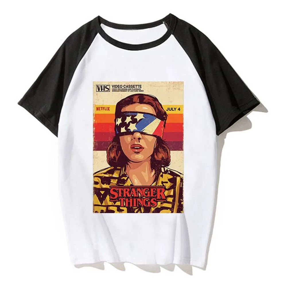 

2022 Summer New Men T-shirts Stranger Things 4 Print T-shirt Kids Hip Hop Tee Top Stranger Things Hellfire Club T Shirt Boy Tee
