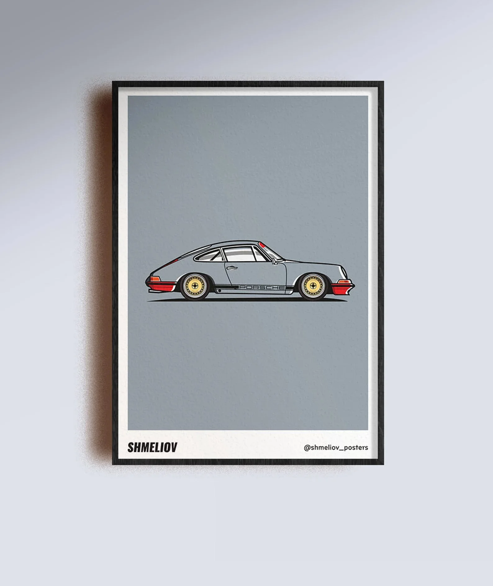 Скандинавский боковой постер автомобиля эстетика GTR 911 настенное художественное