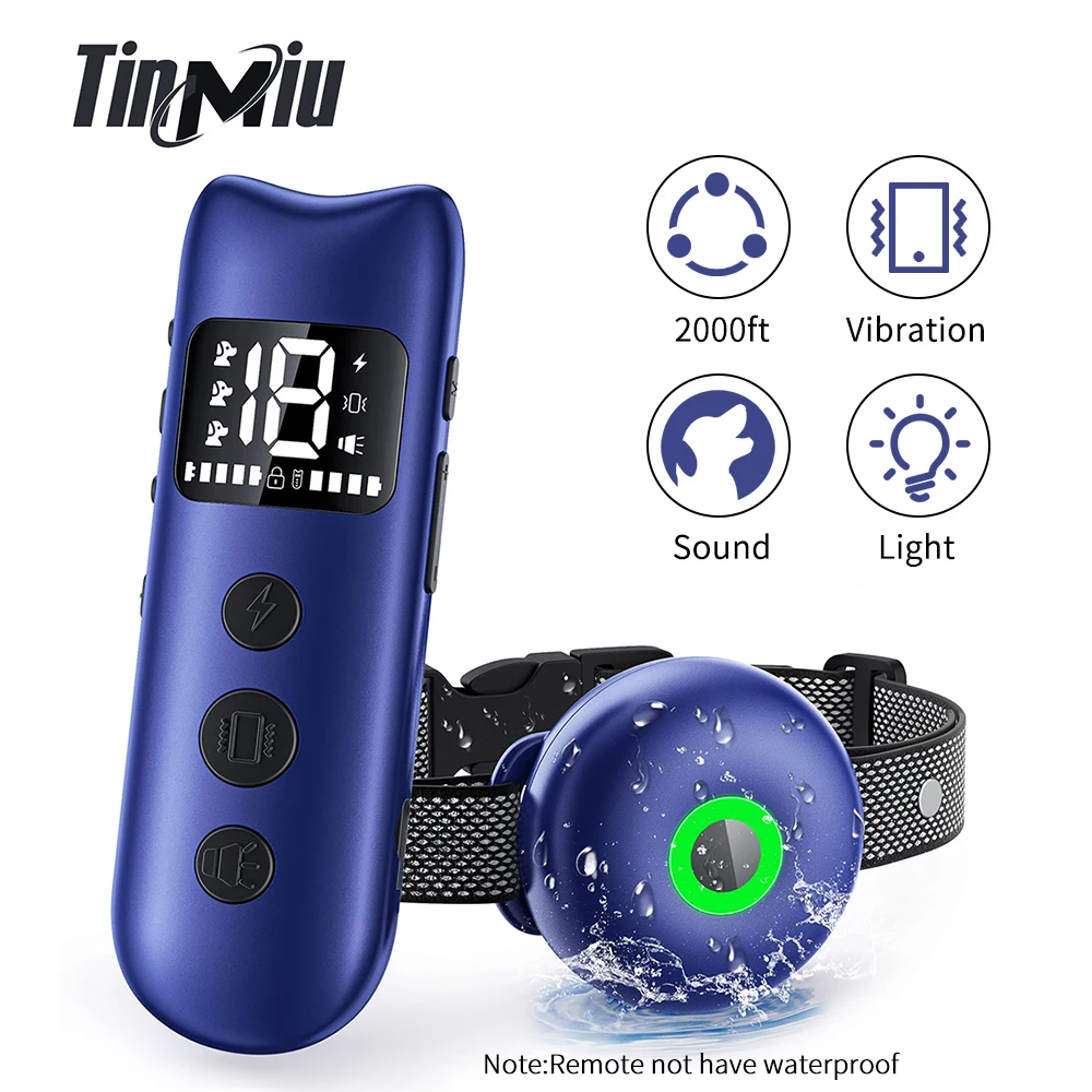 Электрический ошейник для дрессировки собак водонепроницаемый перезаряжаемый