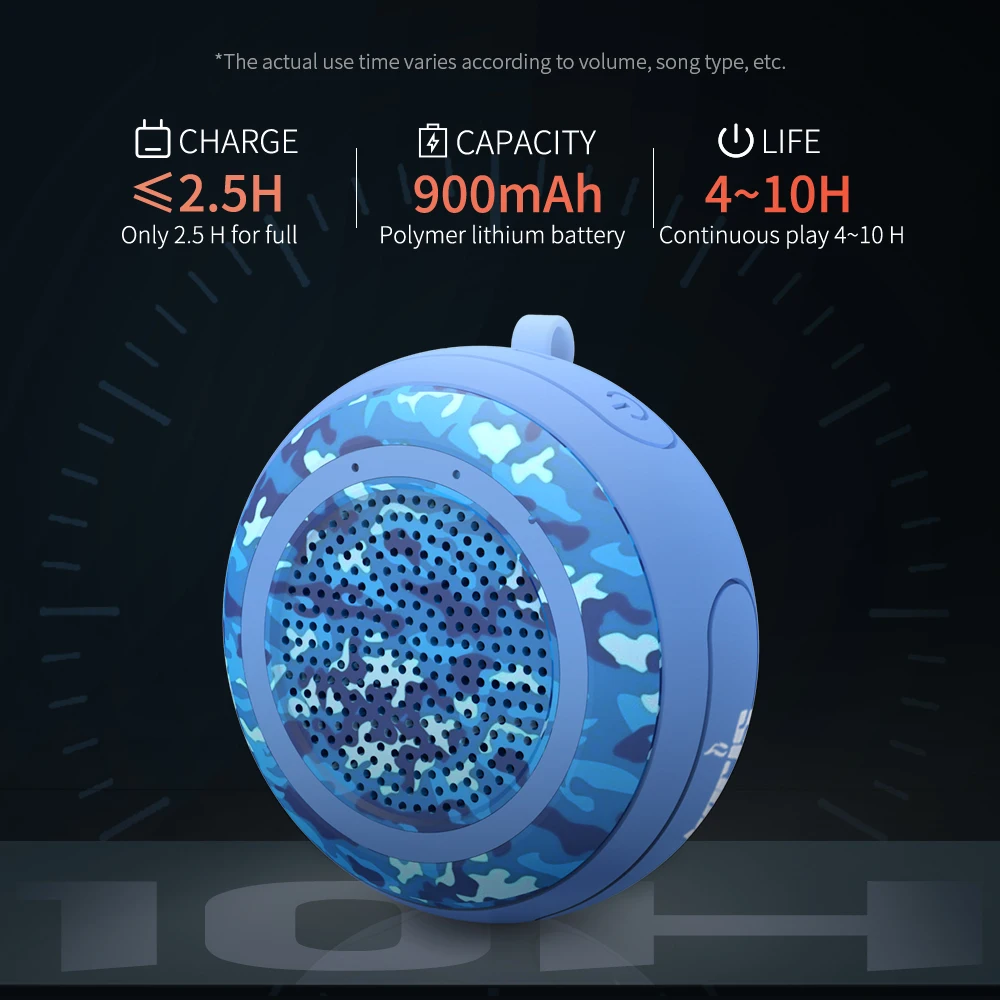 Bluetooth-Колонка Cyboris T101 IPX7 водонепроницаемая