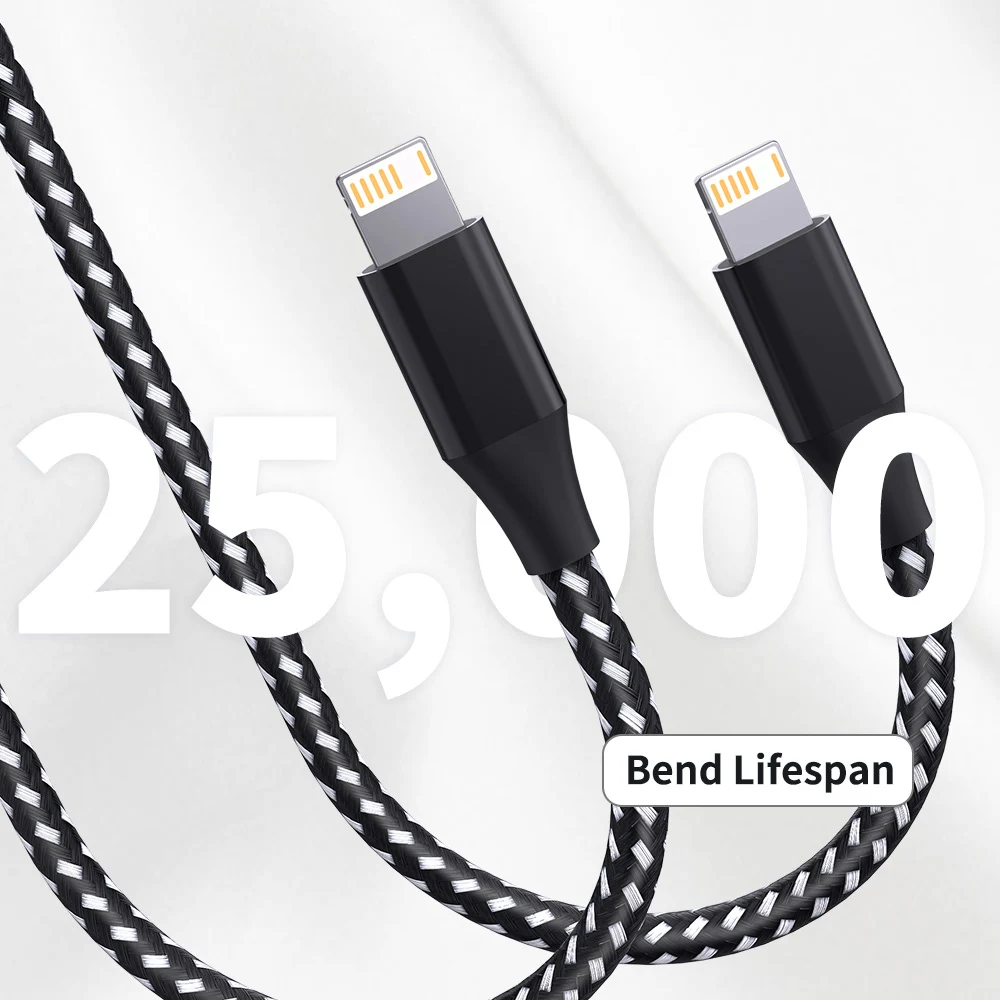 5 шт. 3 фута/6 6 фута/10 футов-USB A к Lightning кабель для iPhone 14 13 12 11 X XS XR Pro Max быстрой зарядки