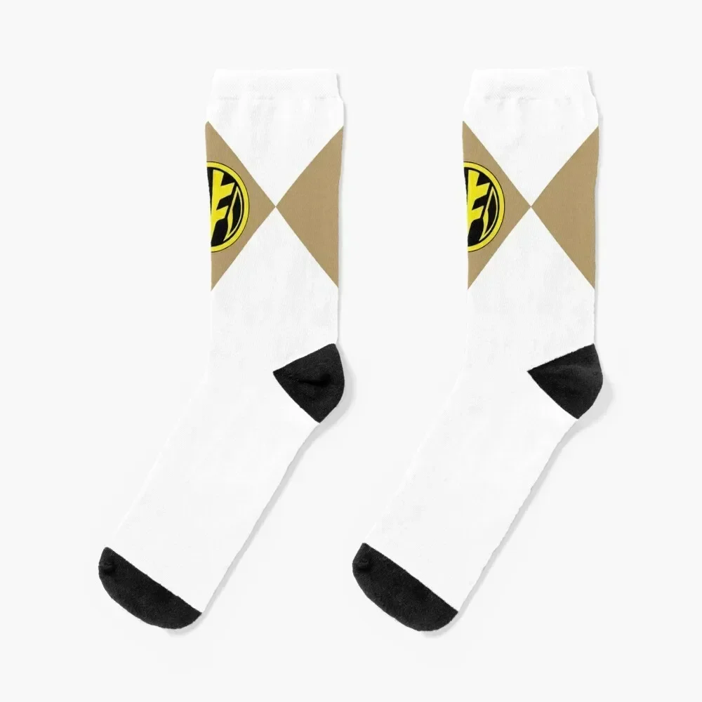 MMPR White Ranger With Coin Носки на заказ для женщин и мужчин