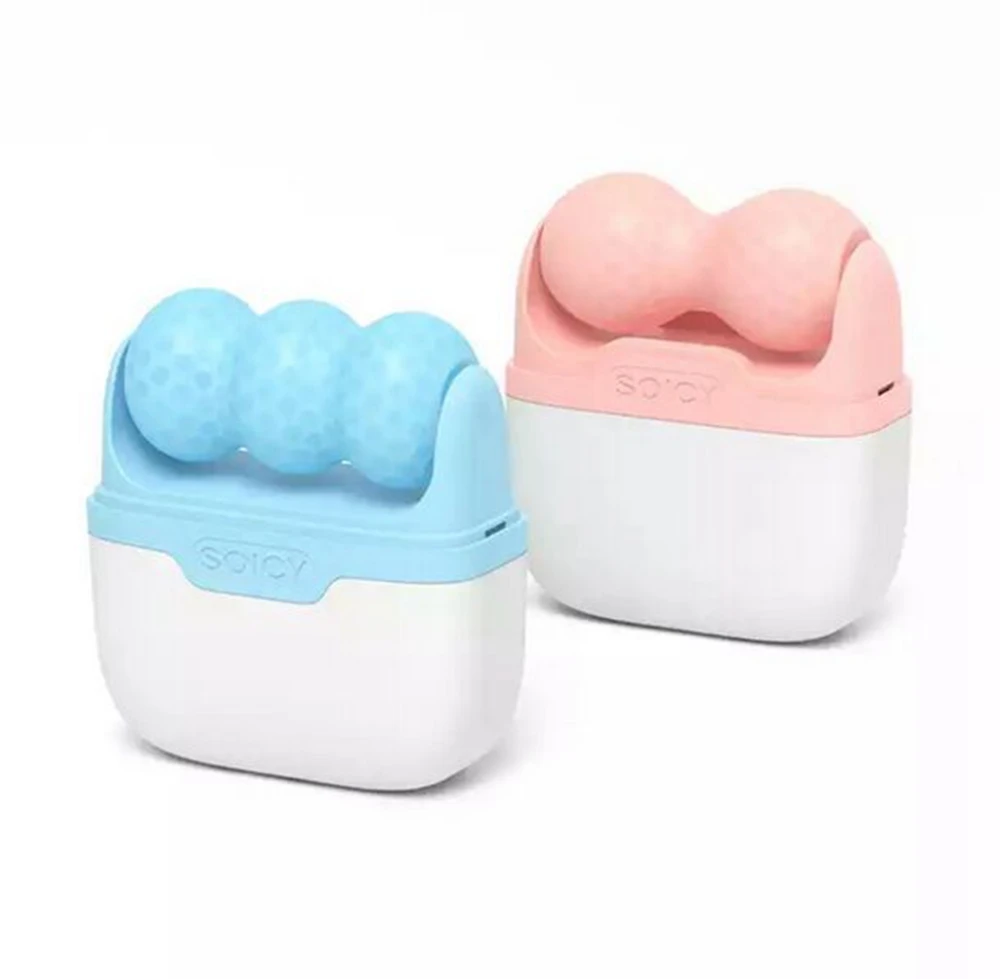 

2in1 W+V Shaped Face Roller Cool Ice Body Massager Skin Lifting Tool Face Lift Massage Anti-wrinkles Pain Relief Skin Care Tools