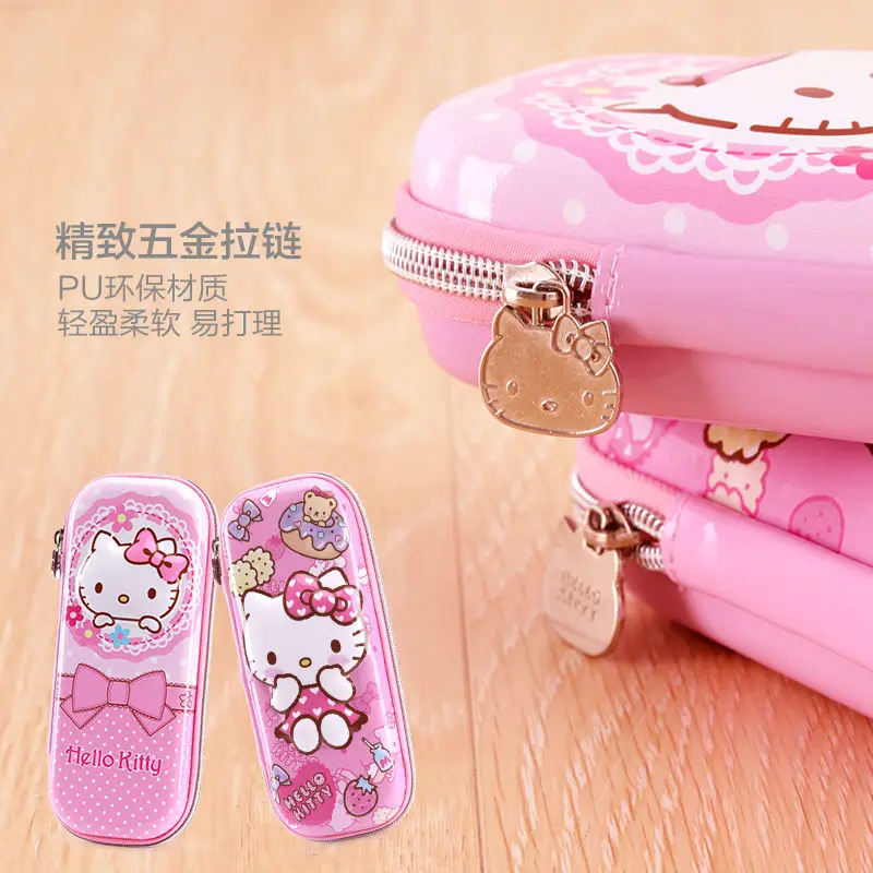 Hello Kitty bag Pencil Case Primary and Secondary Students Pencil Bag Multifunctional Stationery Box Girls Cute Pencil Case