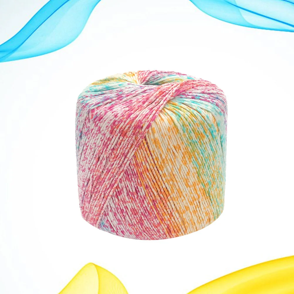 

Yarn Cotton Knitting Crochet Thread Gradient Hand Skeins Line Embroidery Soft Weaving Material Floss Acrylic Polyester String