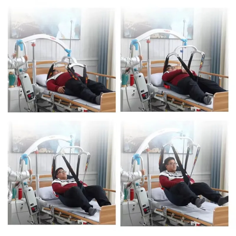 Фото Электрический подъемник для пациентов для домашнего ухода, подъемник для перемещения пожилых и людей с ограниченными возможностями, приспособление для передвижения в постели для восстановления после лежачей жизни №4