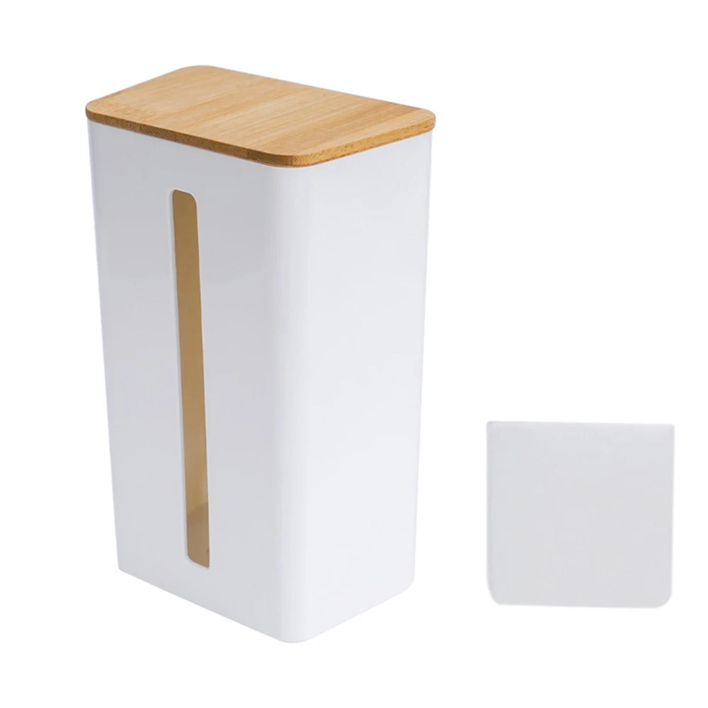 

Wall Mounted Tissue Storage Box Punch-Free Upside-down Toilet Paper Organizer Bathroom Storage Rack Easy Installation JS22