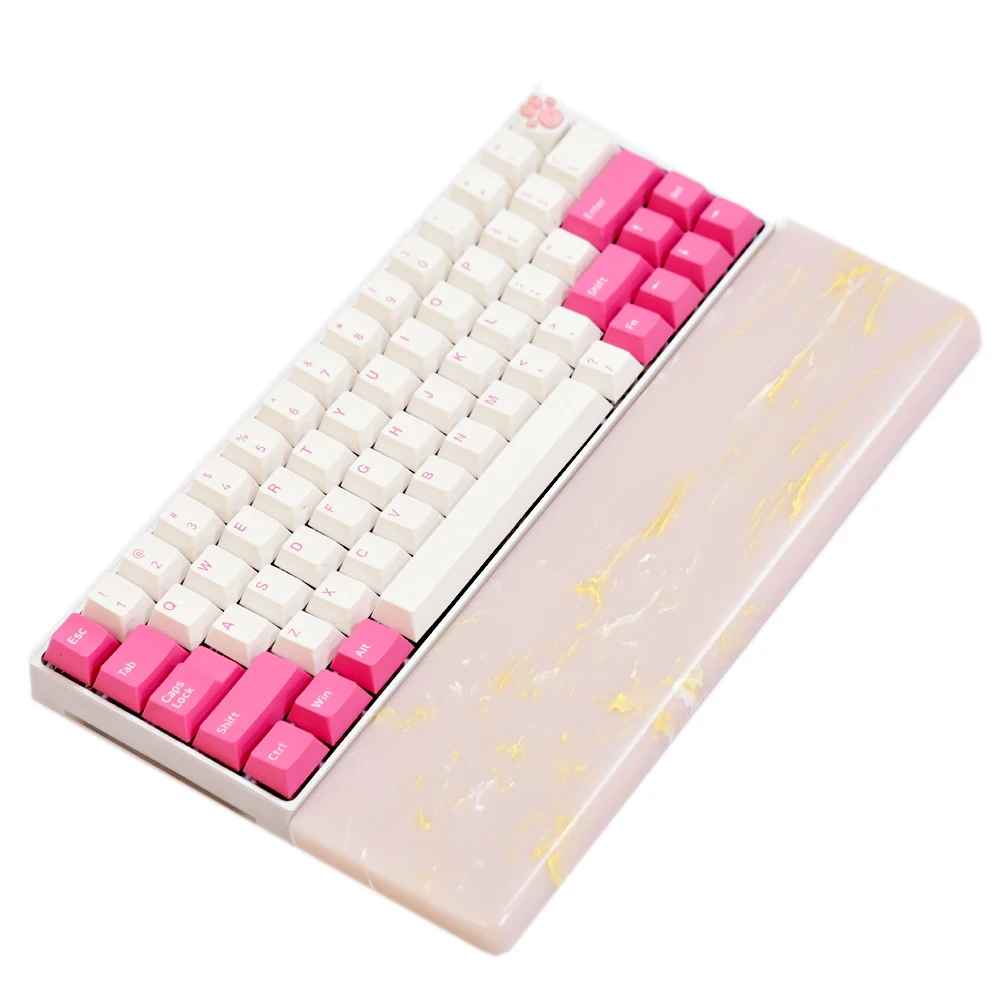 

Keyboard Wrist Rest Pad Relax Hand Mat Symphony Reinforced Resin with Non slip Feet 30 32 36 39 44cm Gold Color Customize PC
