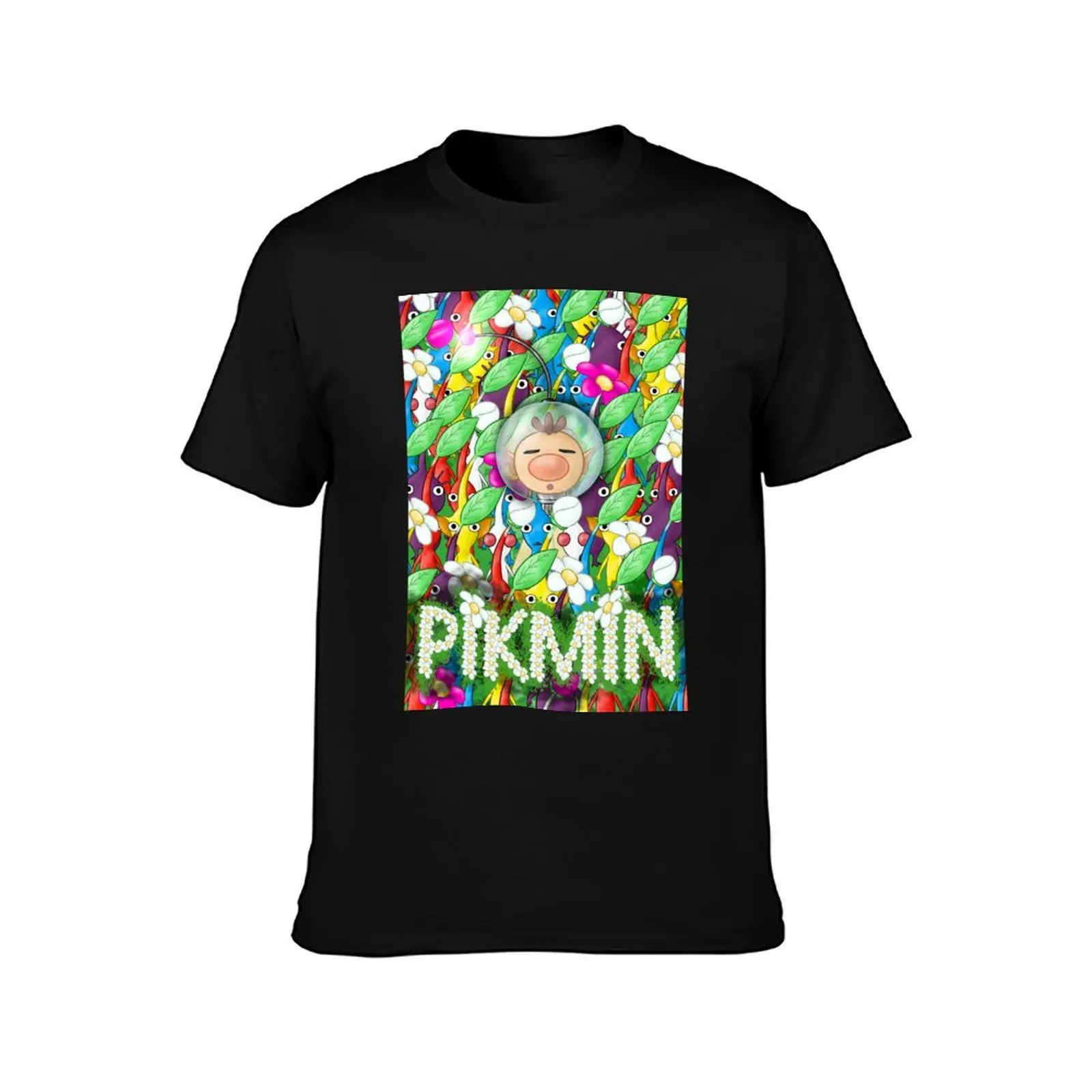 Фото Футболка PIKMIN - Crowded Olimar, повседневная летняя футболка свободного кроя №2