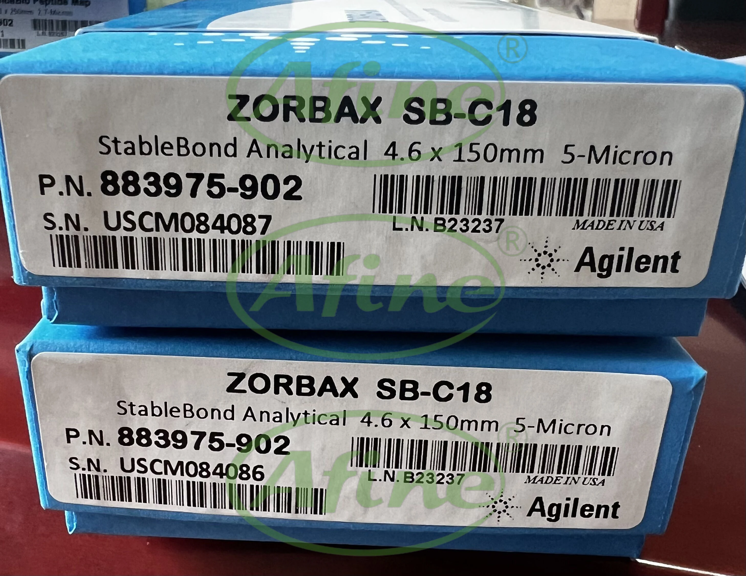 AFINE Agilent 883975 -902 Колонка ZORBAX StableBond C18 4 6 x 150 мм 5 мкм 400 бар