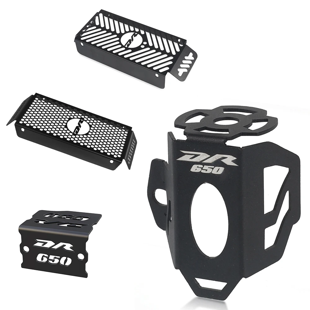 

For SUZUKI DR 650 650S 650SE 1996-2023 2022 2021 Moto Rear Brake Fluid Tank Guard Front Brake Fluid Tank Cover Oil Cooler Guard