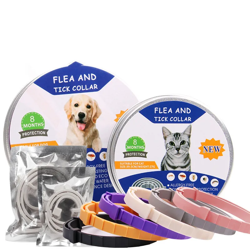 

New Repellent Pet Collar Removes Flea and Tick Collar Adjustable Dogs Cats Pet Flea Anti-mosquito and Insect Repellents Natural