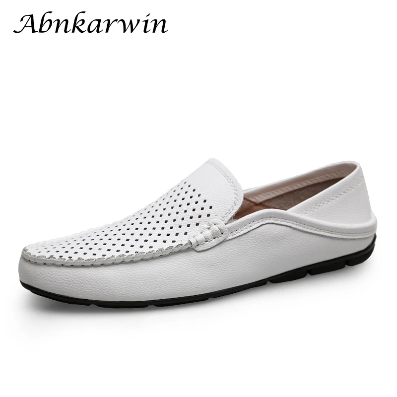 Белая кожаная повседневная фотосессия без застежек летняя женская дышащая