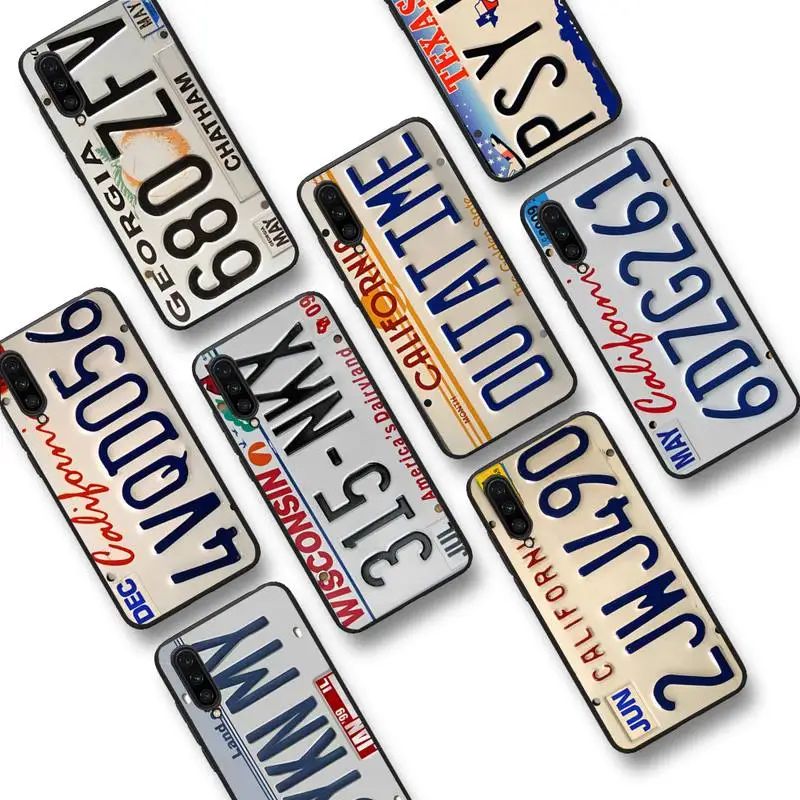 

Funny License Plate Number Car Phone Case for Xiaomi mi 8 9 10 lite pro 9SE 5 6 X max 2 3 mix2s F1