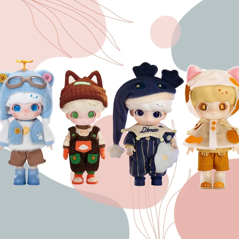 Оригинальная передвижная кукла-пилот DIMOO с медведем шарнирная кукла POPMART Bubble Mart