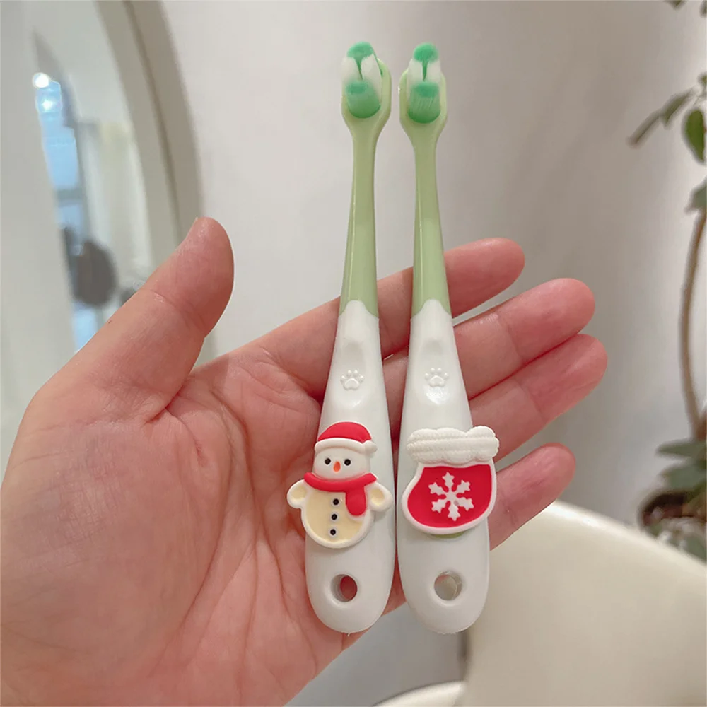 Зубная щетка для детей ультратонкая мягкая шерсть не занимает места массаж десен