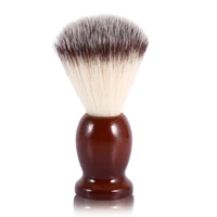 professional mens shaving brush wood handle mustache cleansing barber soft nylon hair facial clean shaving brush high quality