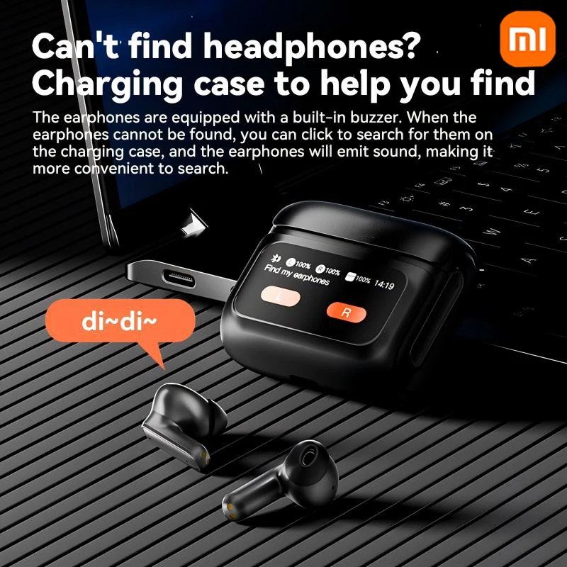 Беспроводные наушники Xiaomi ANC Bluetooth с сенсорным экраном водонепроницаемые