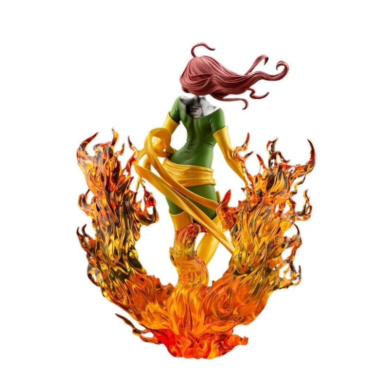 Фото В наличии: Оригинальная статуэтка Kotobukiya X-Men Phoenix Bishoujo, Marvel X Bishoujo 1/7 Rebirth, лимитированная серия, аниме-модель, игрушка №4