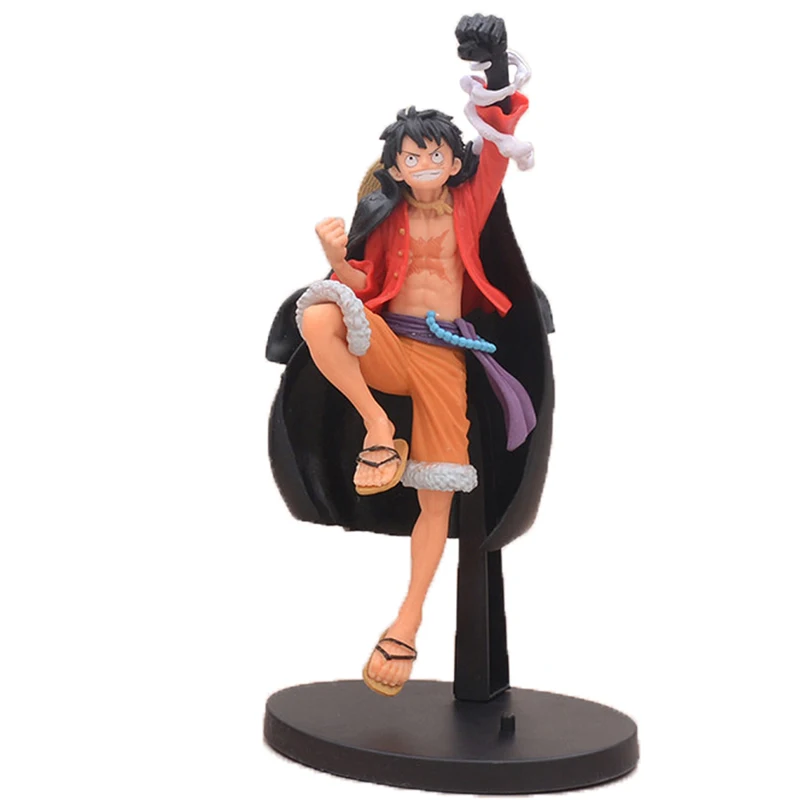 20cm Monkey D. Luffy Action Figures Anime One Piece Figure PVC Toys Straw Hat Boy Collectible Model Doll Kid Gift