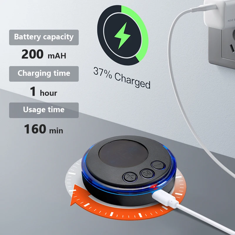 Умный мини-массажный пластырь для облегчения усталости шеи импульсный массажный