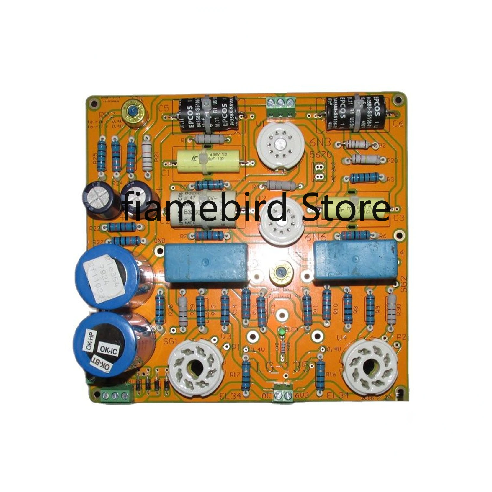 

Монтажная плата Goldox M-type El34 Push-pull 6n3 + 6n6 + El34 Lg135