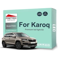 9pcs led interior light kit for skoda karoq 2017 2018 2019 2020 2021 glove box trunk canbus no error