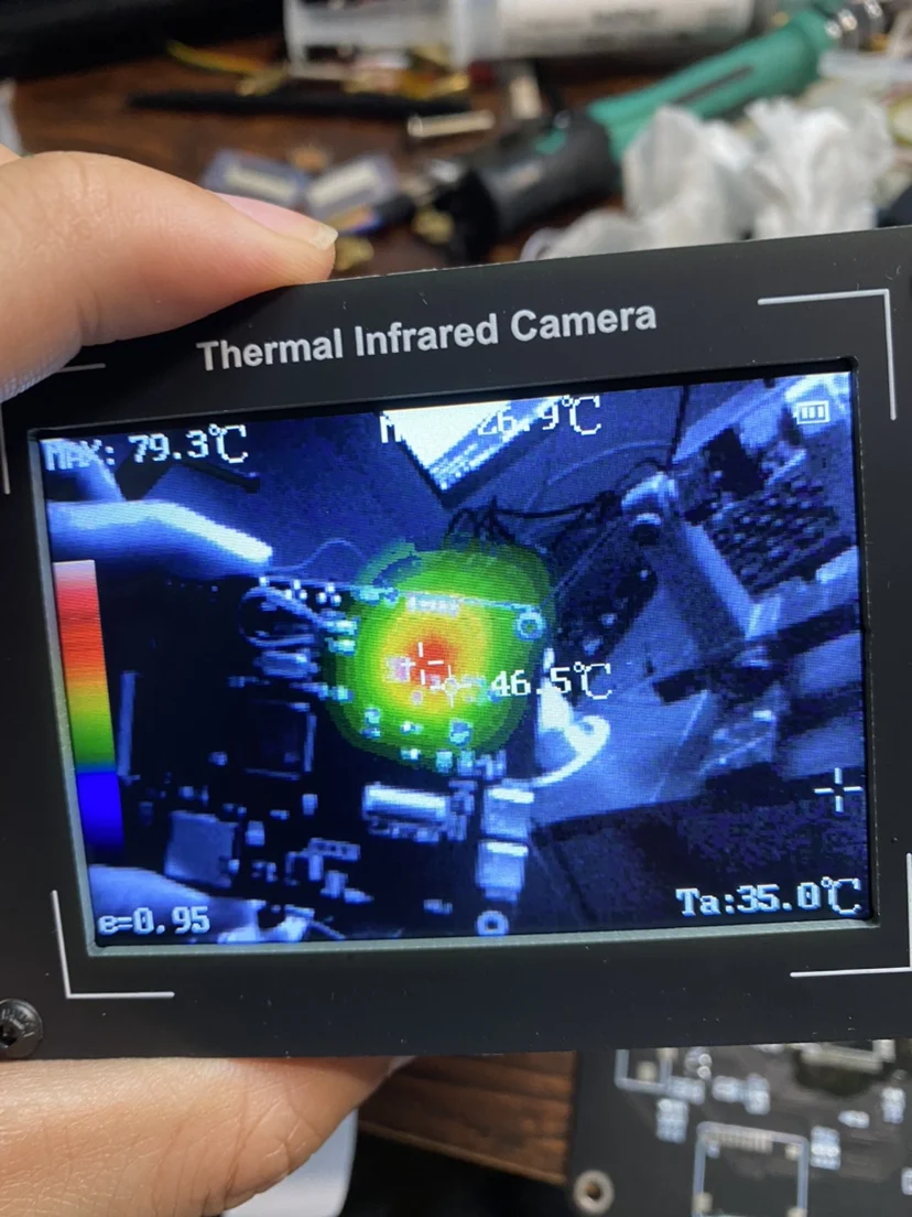 Термоик-камера V2640 MLX90640, 3,5 дюйма, Бесконтактное измерение температуры