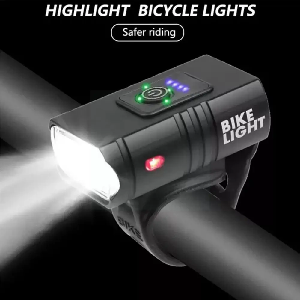 

T6 Led Bicycle Light 380 Lumen Usb Usb Rechargeable Mtb Equipment Lantern Lamp Mountain Flashlight Road Lamp Front Cycling B8j9