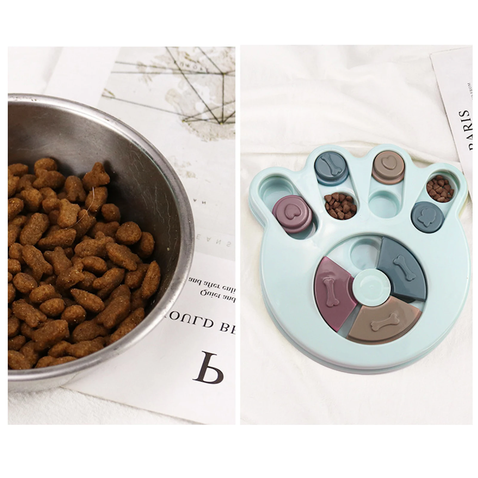 

Dog Puzzle Toys For Boredom Interactive Dog Treat Puzzle IQ Training & Mental Enrichment Treat Dispenser For Cats And Puppies