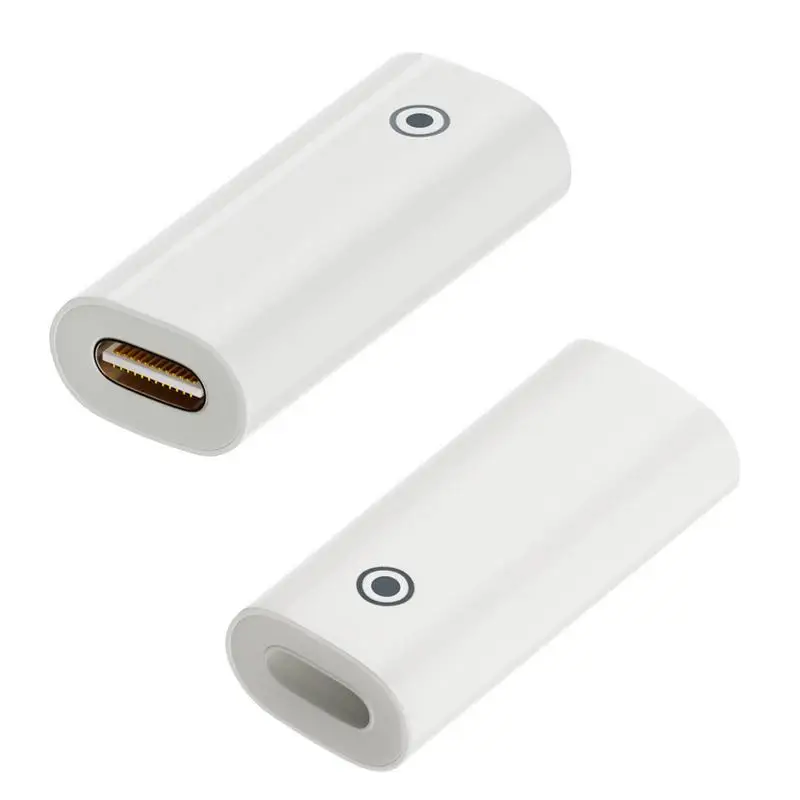 

Зарядный адаптер для карандаша Pad Pro, разъем кабеля «гнездо-гнездо», карандашный адаптер, отличный ABS TYPE C для IOS карандашный адаптер