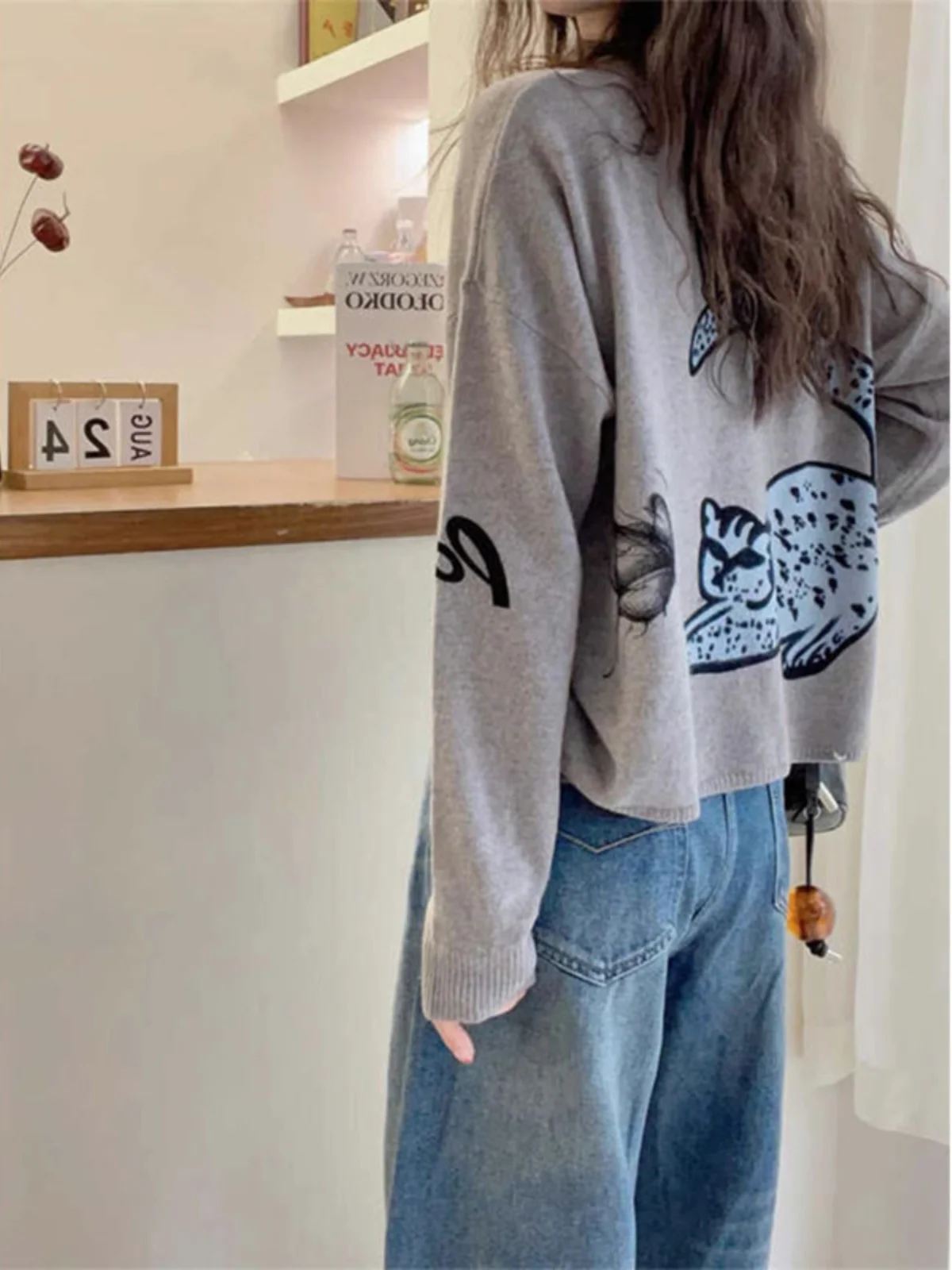 Ozhouzhan 2024 Ранняя осень европейские товары женская одежда Повседневный свободный