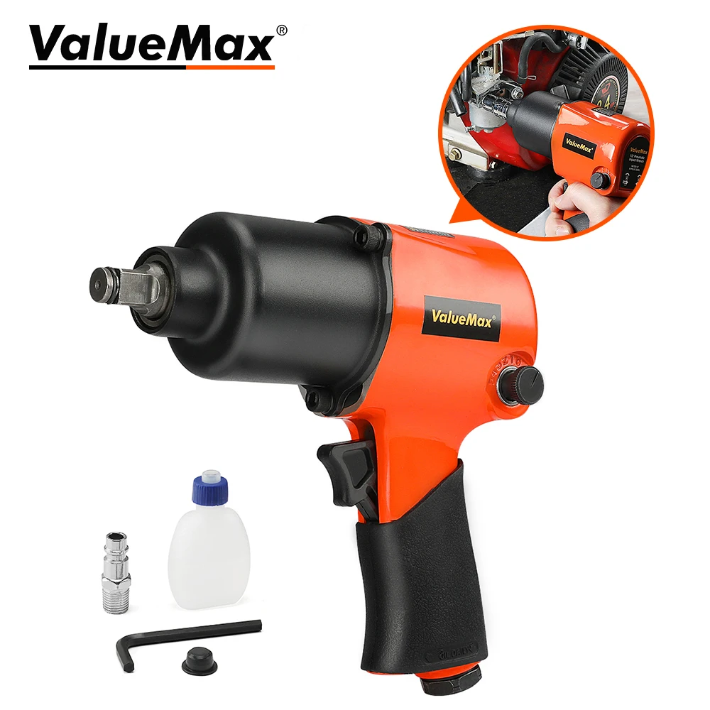 ValueMax Drive Air Impact Wrench Pneumatic Tools Professional Spanner Tire Remove Auto Repair Air Wrench Tools
