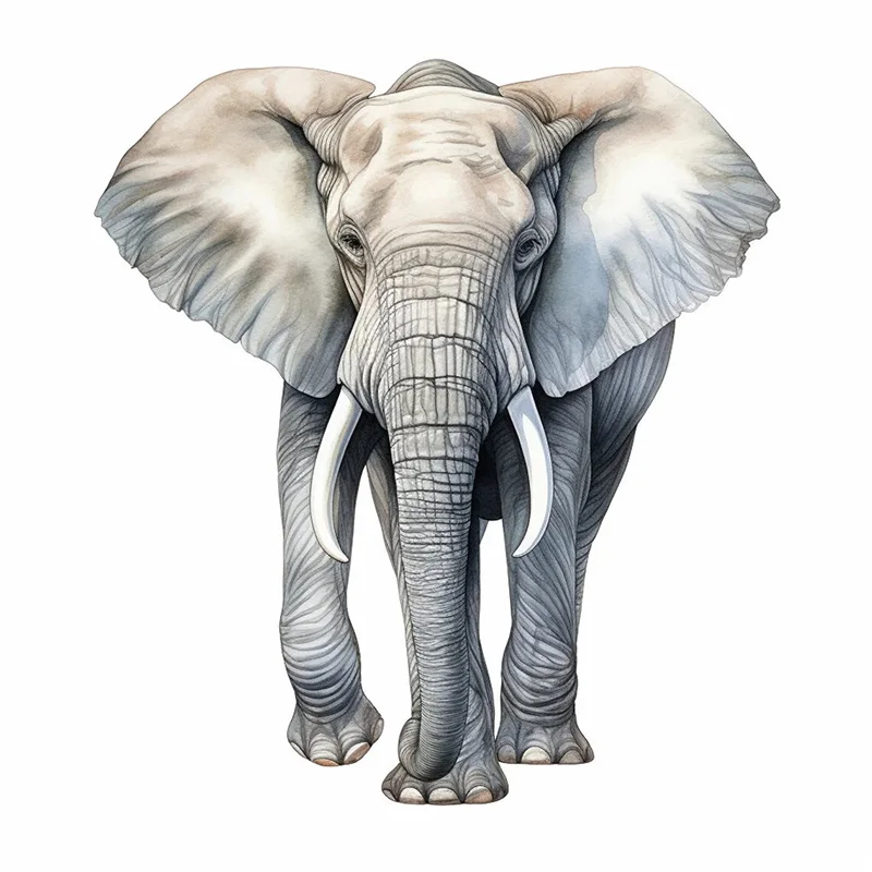 

Настенные наклейки со слоном из ПВХ