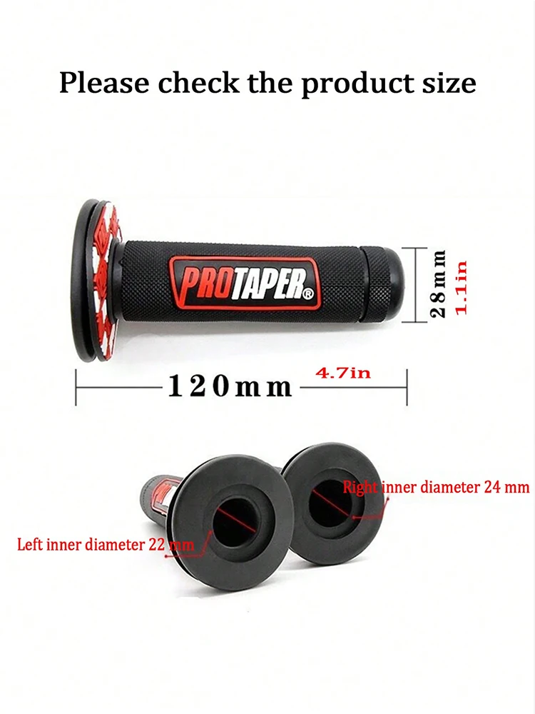 Руль Для Внедорожного Мотоцикла PRO Мягкая Резиновая Ручка Большая Силиконовая