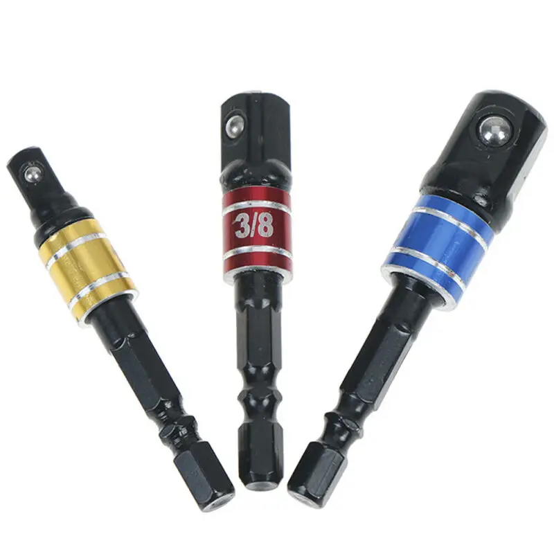 1/4 &quot3/8&quot 1/2&quot адаптеры для торцевых бит черный хром-ванадиевая сталь сверло