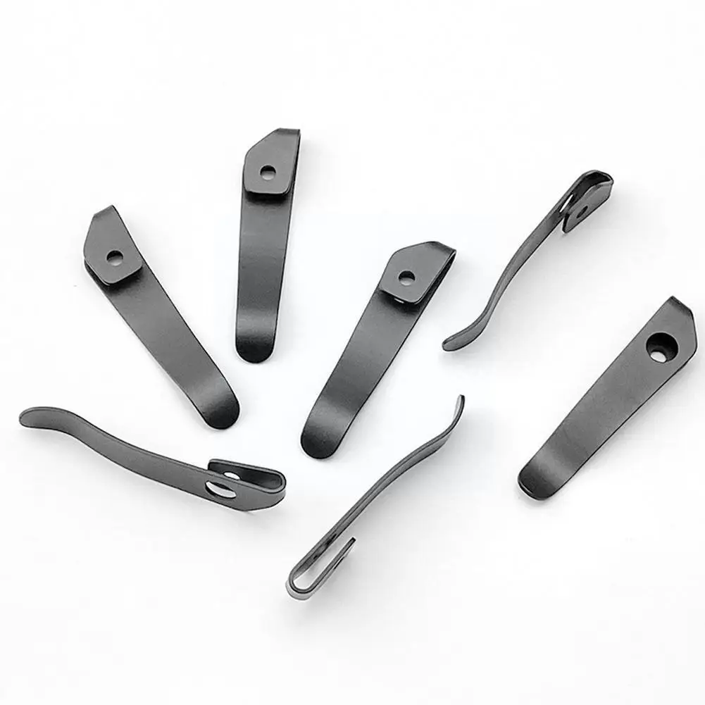 

Knife Back Clip Titanium Deep Carry Pocket Waist Clip For Strider SNG/SMF Folding Pocket Knives DIY Repair Accessories Part Q8K1