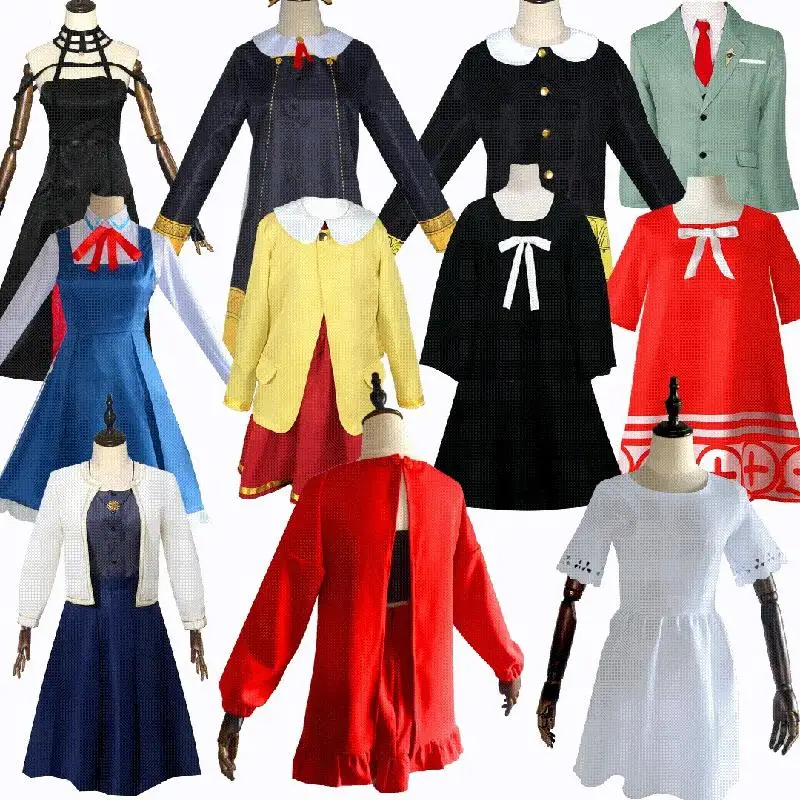 

Костюм для косплея шпиона х семейного аниме, Женский карнавальный костюм, одежда, парик