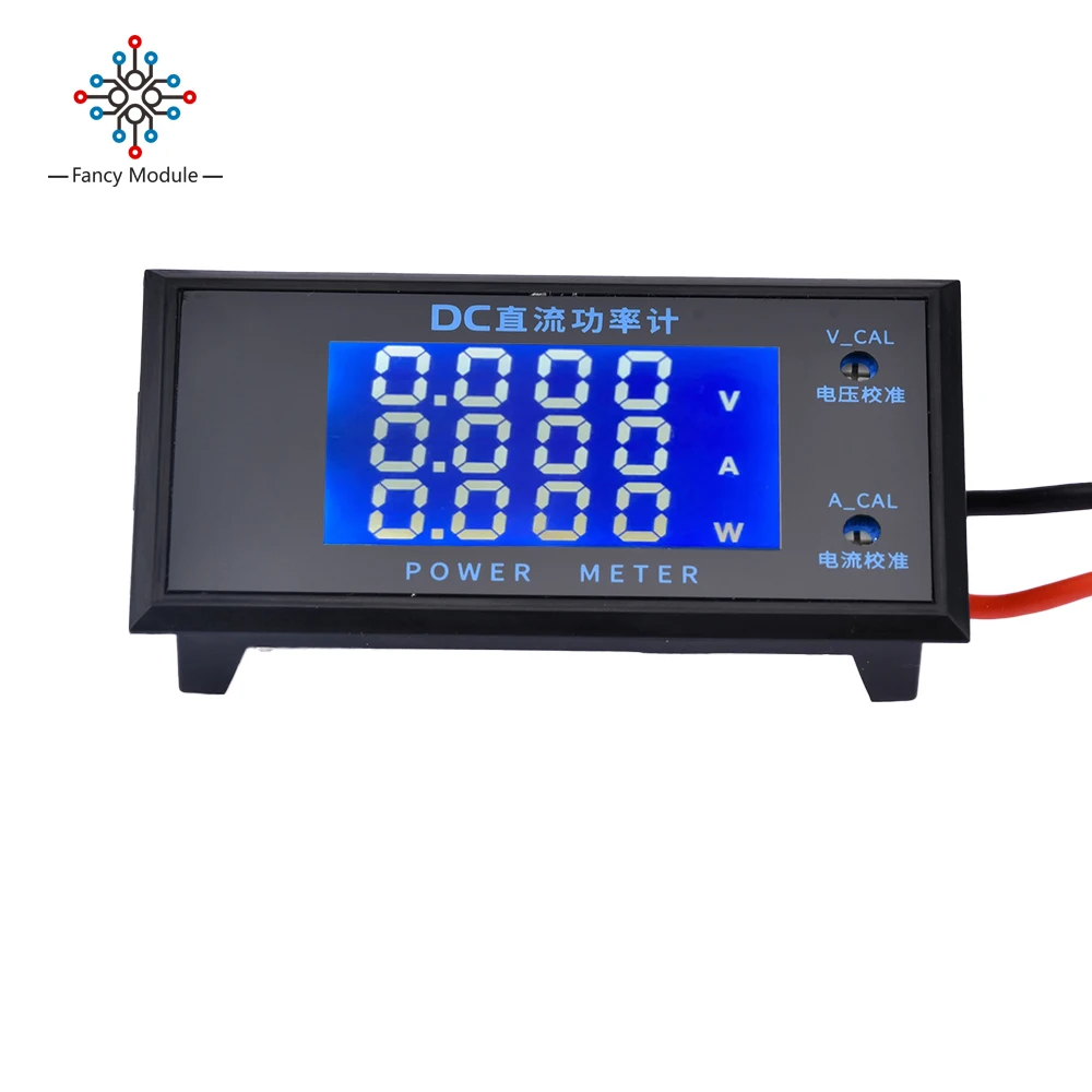 

Цифровой измеритель мощности и напряжения, 10 А, 0-5000 Вт, 4 Бит