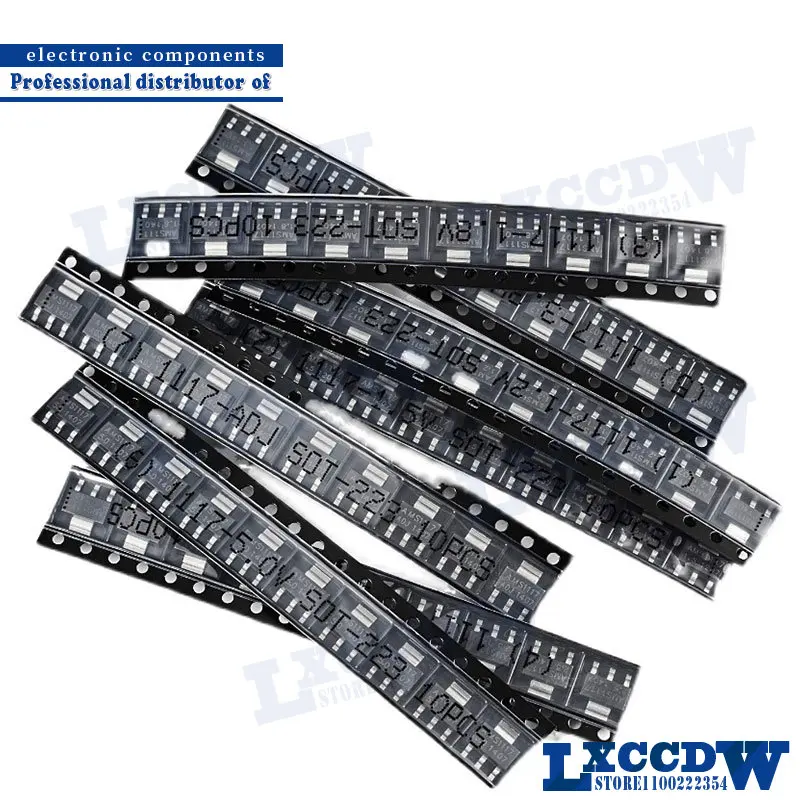 

20PCS AMS1117 AMS1117-3.3V AMS1117-ADJ AMS1117-1.8 AMS1117-1.2 AMS1117-5.0 AMS1117-2.5 AMS1117-3.3 AMS1117-5.0 AMS1117-1.5