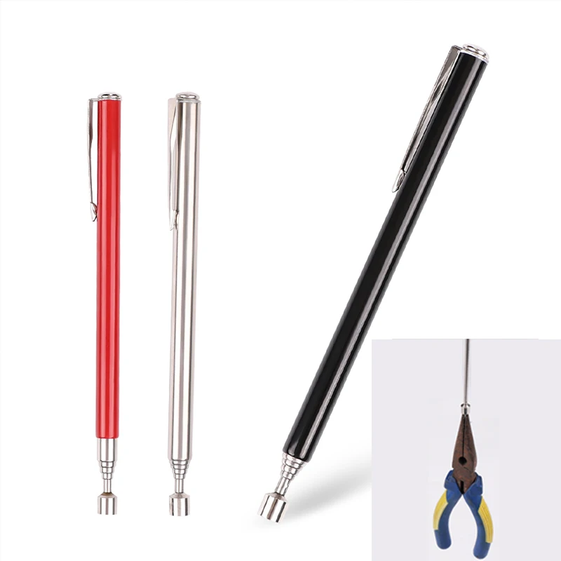 

Mini Portable Telescopic Magnetic Magnet Pen Handy Tool Capacity For Picking Up Nut Bolt Extendable Pickup Rod Stick