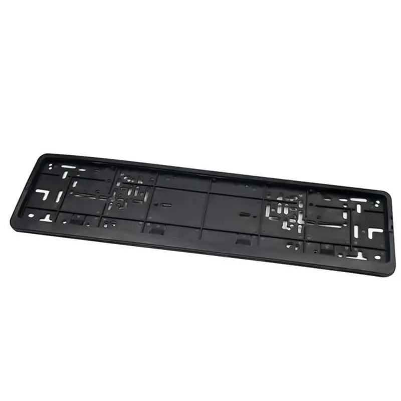 

Versatility Frame Car License Plate Frame European Standard Auto Number Plate Holder Easy Install Carbon Process Frame 52x14cm