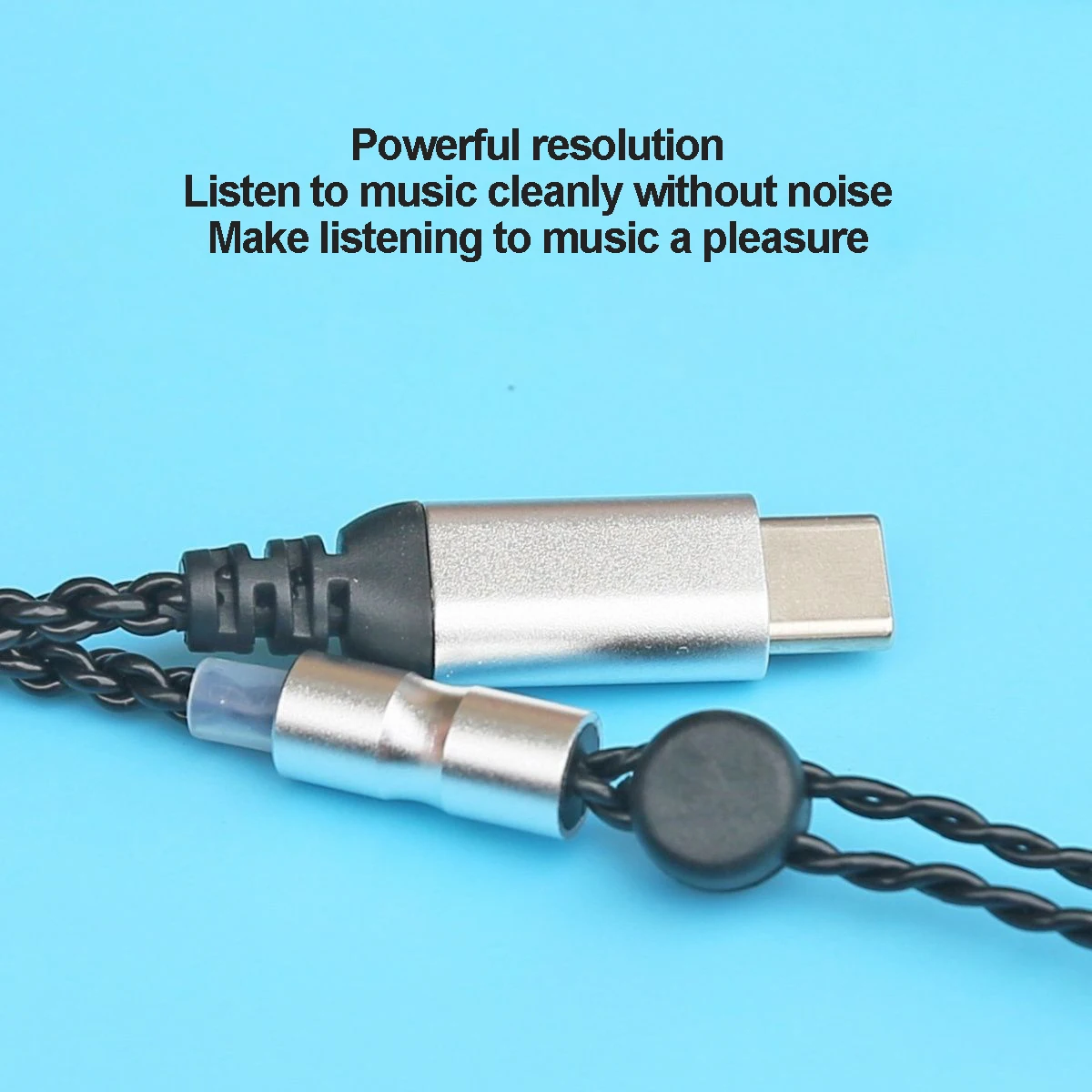 Фото Кабель ЦАП типа c ALC5686 Адаптер декодирования для Shure MMCX Se215 SE846, монокристаллический медный кабель с микрофоном №5