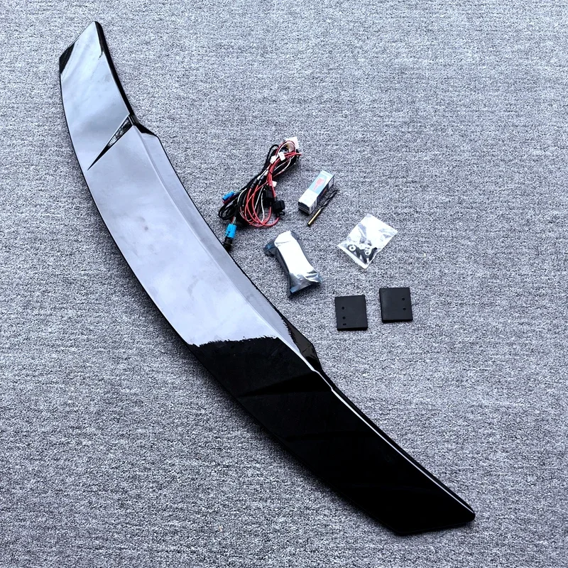 

Универсальный интеллектуальный электрический подъемный спойлер, светодиодный светильник, крыло багажника, ABS, модификация автомобиля из углеродного волокна для хэтчбека и седана