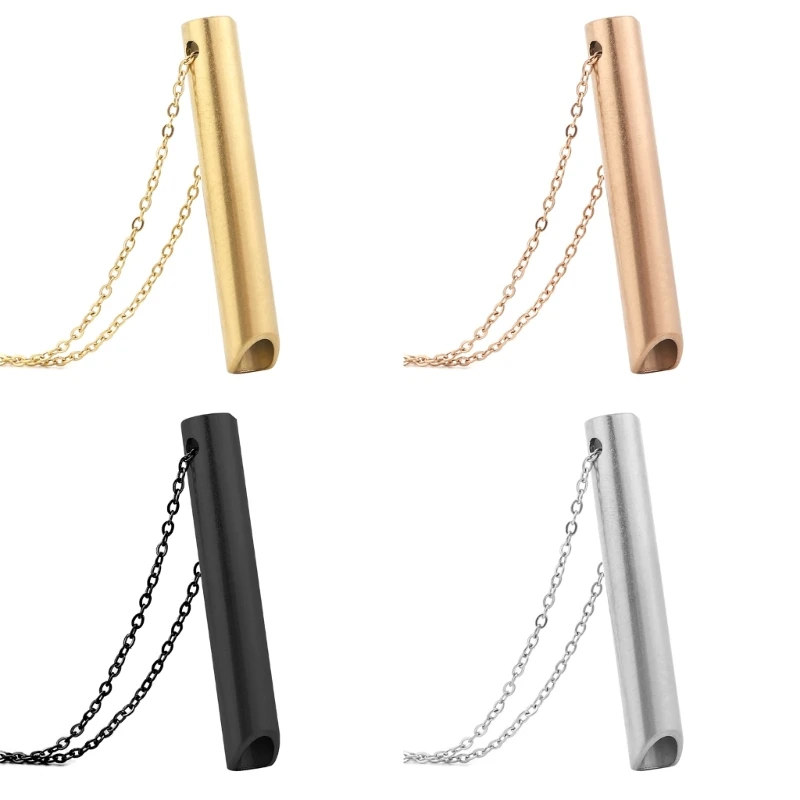 

Stress Relief Breathing Necklace Pendant Necklace Sweater Chain Jewelry