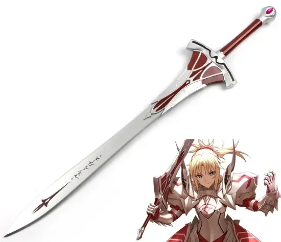 [Забавный] 108 см косплей Fate/Apocrypha Fate Grand Order Mordred оружие деревянный меч модель аниме