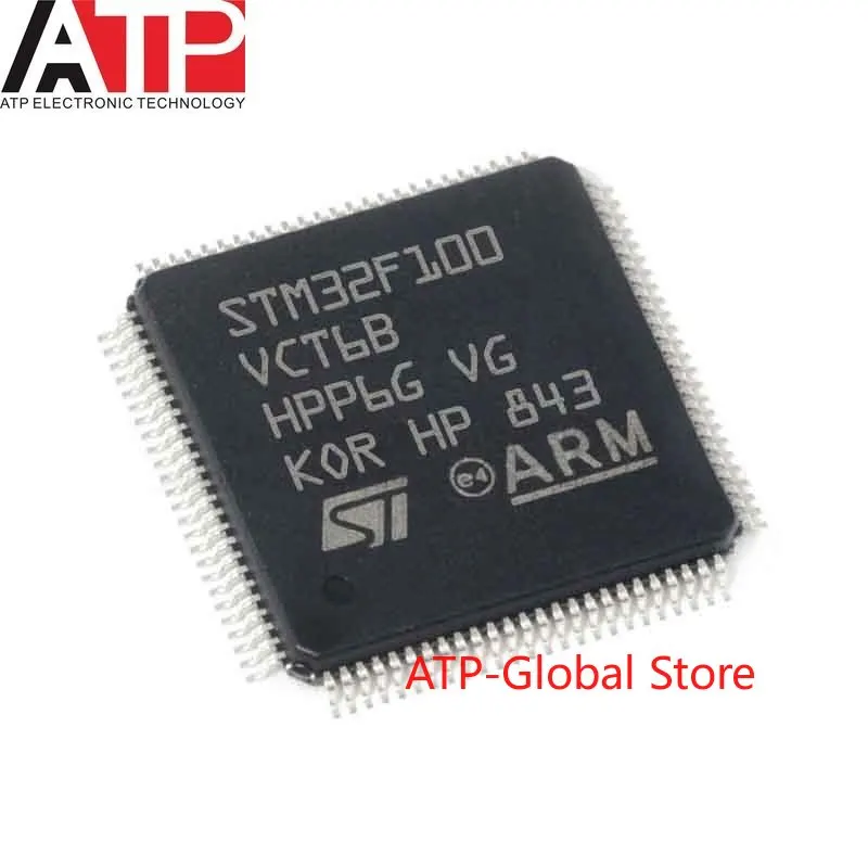 

Интегральная схема микроконтроллера STM32F100VCT6B LQFP-100 32F100VCT6B, микроконтроллер микроконтроллера микросхемы, новинка, оригинал, ATP-Global, 1 ~ 100 шт.
