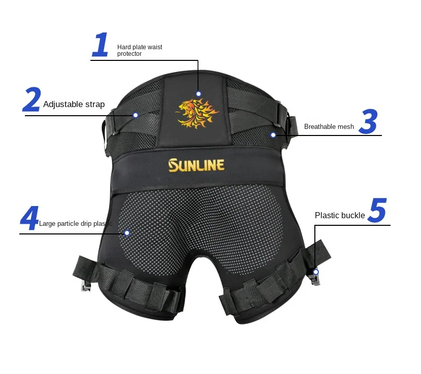 Подушка для рыбалки Sunline с защитой от обрастания дышащая и нескользящая защита